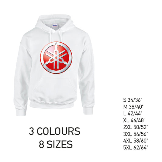 HD12 Yamaha  Unisex Cotton Hoodie 8 sizes 3 Colours Available Latex printed