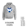 HD13 Scotland Heart Football  Unisex Cotton Hoodie 8 sizes 3 Colours Available Latex printed