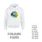 HD14 Blue and Green Lips Unisex Cotton Hoodie 8 sizes 3 Colours Available Latex printed