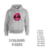 HD16 Cherry Lips Unisex Cotton Hoodie 8 sizes 3 Colours Available Latex printed