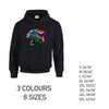 HD17 Leopard Animal Unisex Cotton Hoodie 8 sizes 3 Colours Available Latex printed