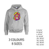 HD18 Lion Animal Unisex Cotton Hoodie 8 sizes 3 Colours Available Latex printed