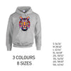 HD19 Tiger Animal Unisex Cotton Hoodie 8 sizes 3 Colours Available Latex printed