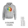 HD21 Rainbow Lips Unisex Cotton Hoodie 8 sizes 3 Colours Available Latex printed