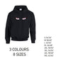 HD27 Pink Eyes Unisex Cotton Hoodie 8 sizes 3 Colours Available Latex printed