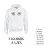HD30 Blue Eyes Unisex Cotton Hoodie 8 sizes 3 Colours Available Latex printed