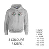 HD32 Green Eyes Unisex Cotton Hoodie 8 sizes 3 Colours Available Latex printed