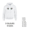 HD32 Green Eyes Unisex Cotton Hoodie 8 sizes 3 Colours Available Latex printed