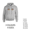 HD35 Orange Eyes Unisex Cotton Hoodie 8 sizes 3 Colours Available Latex printed