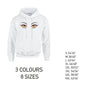 HD35 Orange Eyes Unisex Cotton Hoodie 8 sizes 3 Colours Available Latex printed