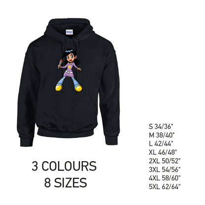 HD38 Singer Unisex Cotton Hoodie 8 sizes 3 Colours Available Latex printed