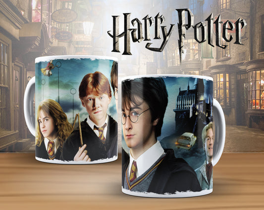 HPOTTER14 Magical Wizard 11oz Ceramic printed mug funny cup gift tea coffee costa