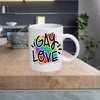 LGBT27 LGBT 11oz Ceramic printed mug funny cup gift tea coffee costa