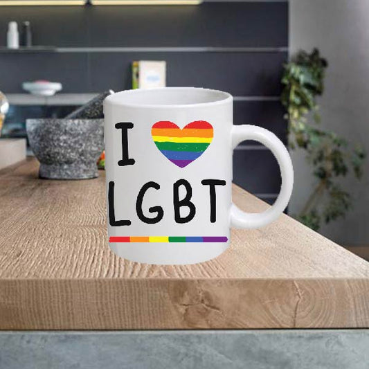LGBT06 LGBT 11oz Ceramic printed mug funny cup gift tea coffee costa