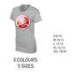 LT12 Yamaha Ladies Cotton T-Shirt 5 sizes 3 Colours Available Latex printed