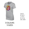 LT18 Lion Animal Ladies Cotton T-Shirt 5 sizes 3 Colours Available Latex printed