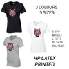 LT19 Tiger Animal Ladies Cotton T-Shirt 5 sizes 3 Colours Available Latex printed