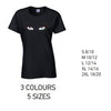 LT29 Rainbow Eyes Ladies Cotton T-Shirt 5 sizes 3 Colours Available Latex printed