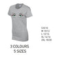 LT32 Green Eyes Ladies Cotton T-Shirt 5 sizes 3 Colours Available Latex printed