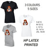 LT34 Anime Manga Ladies Cotton T-Shirt 5 sizes 3 Colours Available Latex printed