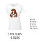 LT34 Anime Manga Ladies Cotton T-Shirt 5 sizes 3 Colours Available Latex printed