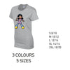 LT38 Singer Ladies Cotton T-Shirt 5 sizes 3 Colours Available Latex printed