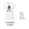 LT38 Singer Ladies Cotton T-Shirt 5 sizes 3 Colours Available Latex printed