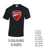 MT06 Ducati Mens Cotton T-Shirt 8 sizes 3 Colours Available Latex printed