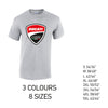 MT07 Ducati Corse Mens Cotton T-Shirt 8 sizes 3 Colours Available Latex printed