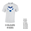 MT13 Scotland Heart Mens Cotton T-Shirt 8 sizes 3 Colours Available Latex printed