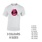 MT16 Cherry Lips Mens Cotton T-Shirt 8 sizes 3 Colours Available Latex printed