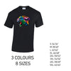 MT17 Leopard Animal Mens Cotton T-Shirt 8 sizes 3 Colours Available Latex printed