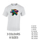 MT17 Leopard Animal Mens Cotton T-Shirt 8 sizes 3 Colours Available Latex printed