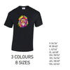 MT18 Lion Animal Mens Cotton T-Shirt 8 sizes 3 Colours Available Latex printed