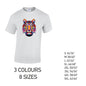 MT19 Tiger Animal Mens Cotton T-Shirt 8 sizes 3 Colours Available Latex printed