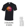 MT20 Orange and Pink Lips Mens Cotton T-Shirt 8 sizes 3 Colours Available Latex printed