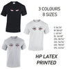 MT27 Pink Eyes Mens Cotton T-Shirt 8 sizes 3 Colours Available Latex printed