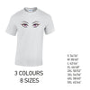 MT27 Pink Eyes Mens Cotton T-Shirt 8 sizes 3 Colours Available Latex printed