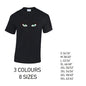 MT32 Green Eyes Mens Cotton T-Shirt 8 sizes 3 Colours Available Latex printed