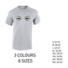 MT32 Green Eyes Mens Cotton T-Shirt 8 sizes 3 Colours Available Latex printed