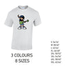 MT33 Guitar Boy Mens Cotton T-Shirt 8 sizes 3 Colours Available Latex printed