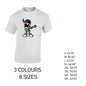 MT33 Guitar Boy Mens Cotton T-Shirt 8 sizes 3 Colours Available Latex printed