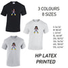 MT38 Singer Mens Cotton T-Shirt 8 sizes 3 Colours Available Latex printed