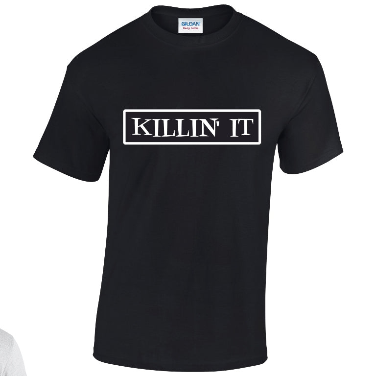 NEO01088 Killing It Mens Unisex Cotton T-Shirt 3 colours 8 sizes Printed