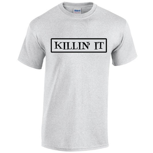 NEO01088 Killing It Mens Unisex Cotton T-Shirt 3 colours 8 sizes Printed