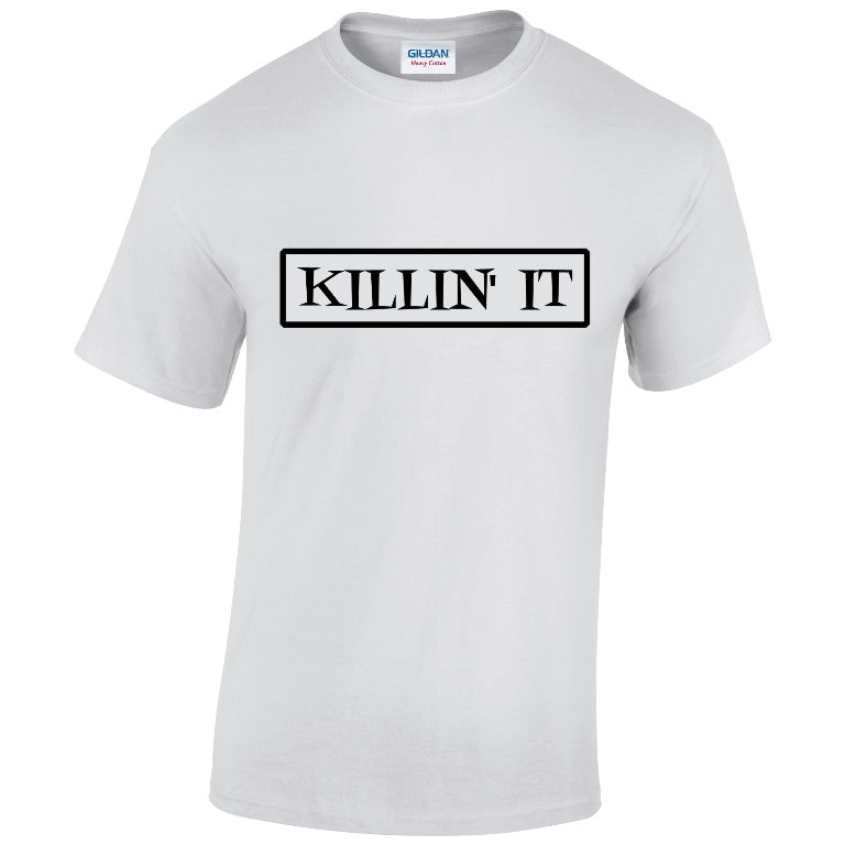 NEO01088 Killing It Mens Unisex Cotton T-Shirt 3 colours 8 sizes Printed