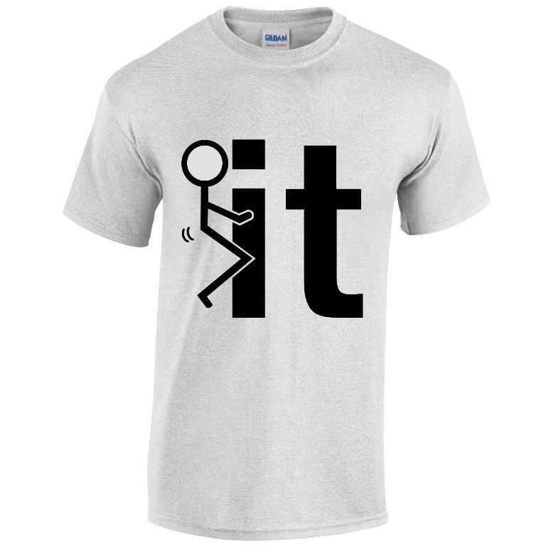 NEO01116 F**k It Unisex Cotton T-Shirt 3 colours 8 sizes Printed