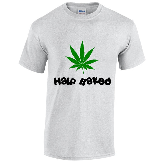 NEO01121 Half Baked Unisex Cotton T-Shirt 3 colours 8 sizes Printed