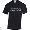 NEO01142 Valentines Day Unisex Cotton T-Shirt 3 colours 8 sizes Printed