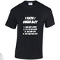 NEO01146 I Know I Swear ALot Unisex Cotton T-Shirt 3 colours 8 sizes Printed
